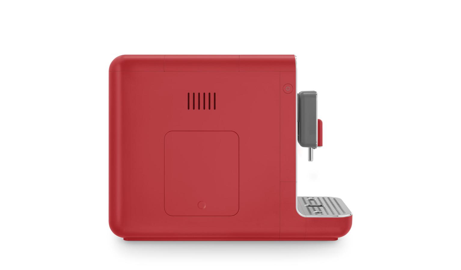 Smeg 50's Style Automatic Coffee Machine Red (BCC02RDM) Harvey