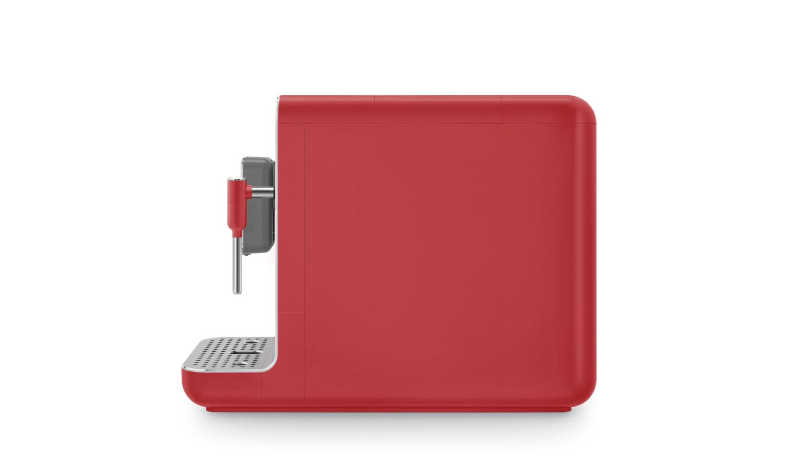 Smeg 50's Style Automatic Coffee Machine Red (BCC02RDM) Harvey