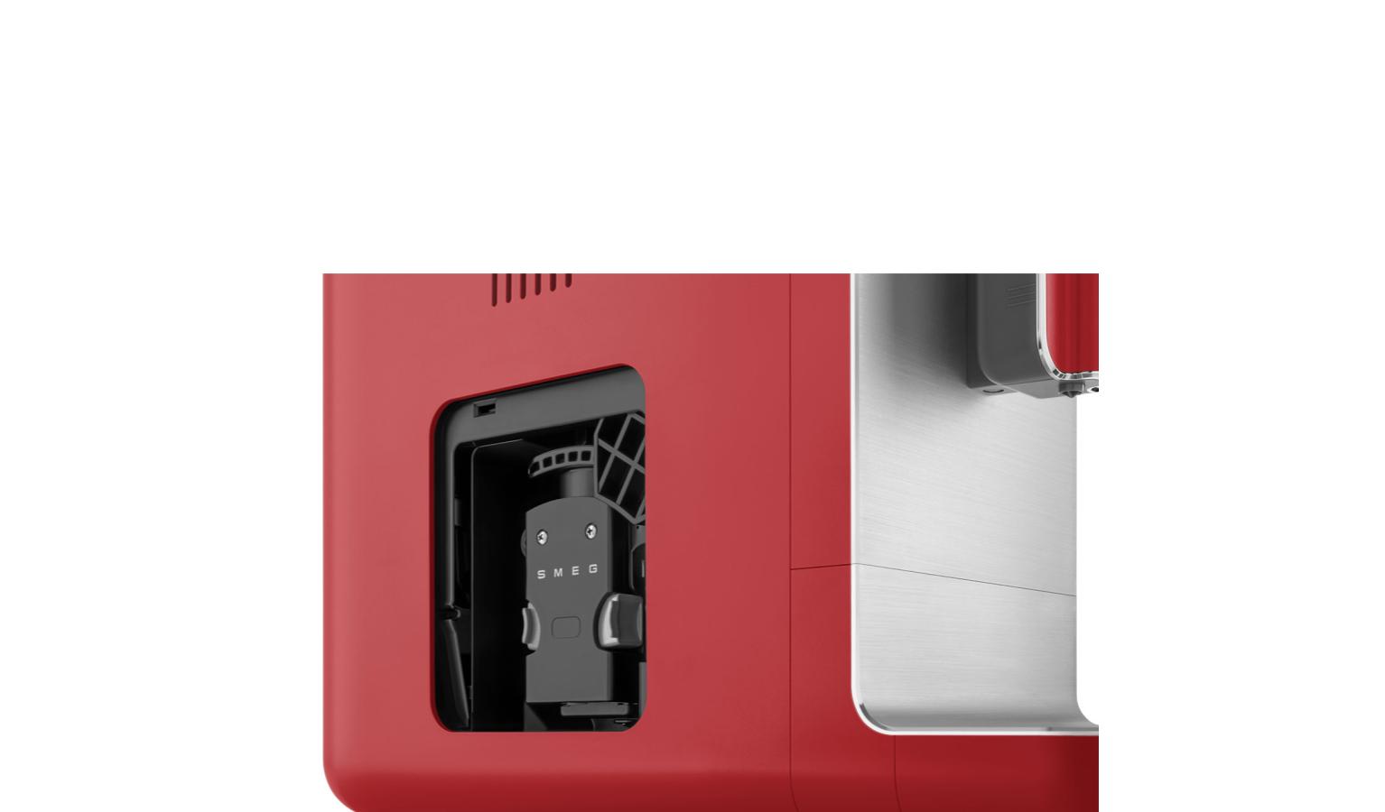 Smeg 50's Style Automatic Coffee Machine Red (BCC02RDM) Harvey Norman Malaysia