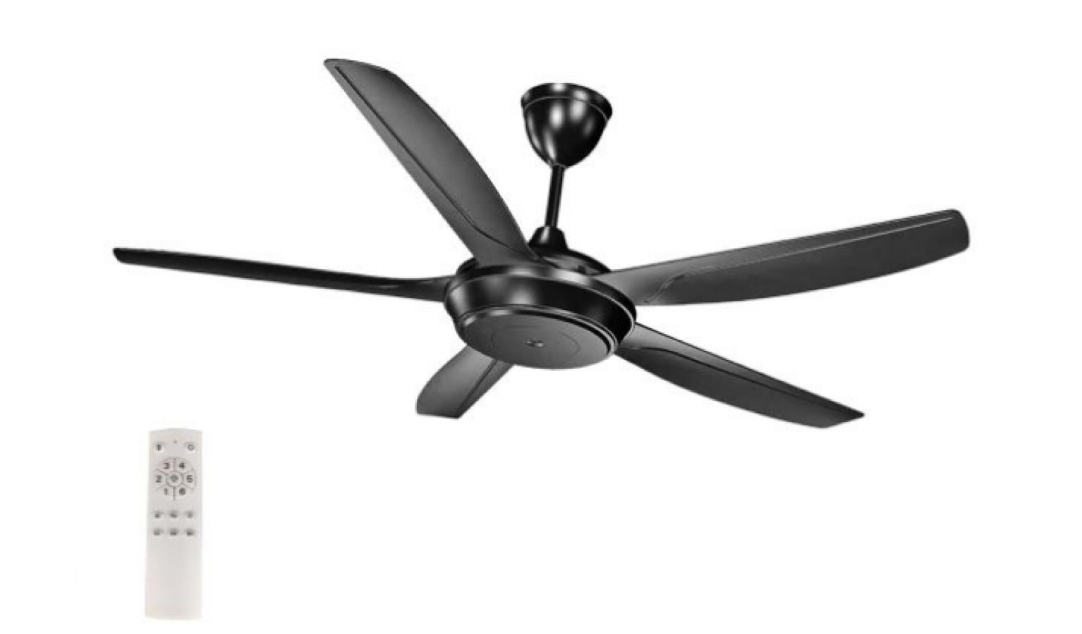 Mistral MCF561R Ceiling Fan Black Harvey Norman Malaysia