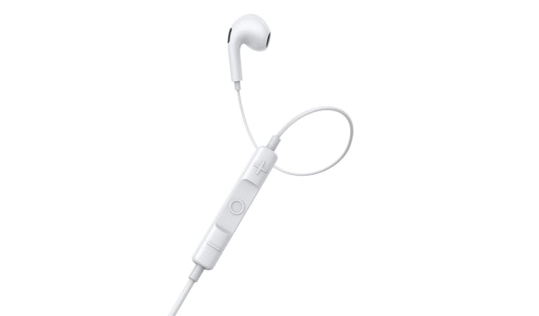 Baseus Encok C17 In-ear Wired Headphones with USB Type-C - White (NGCR010002)