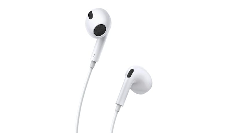 Baseus Encok C17 In-ear Wired Headphones with USB Type-C - White (NGCR010002)