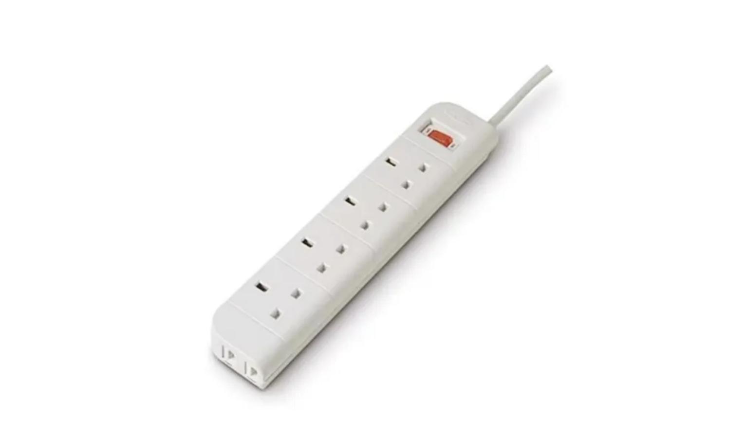 Belkin Economy Series 4-Socket Surge Protector (F9E410SA2M)