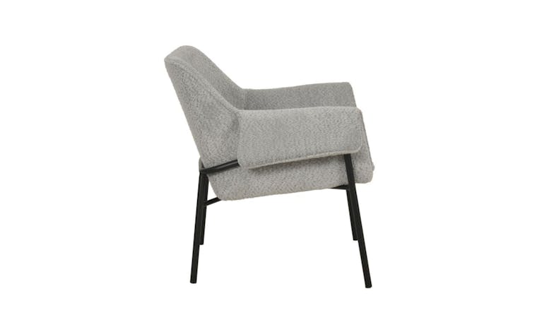 Beverly Fabric Lounge Chair - Grey