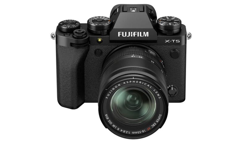 Fujifilm APSC X-T5 Mirrorless Camera with XF 18-55mm f/2.8-4 R LM OIS Lens - Black