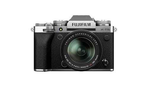 Fujifilm APSC X-T5 Mirrorless Camera with XF 18-55mm f/2.8-4 R LM OIS Lens - Silver