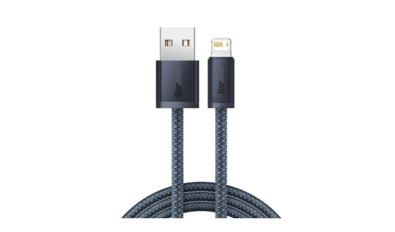Baseus Dynamic Series 2.4A 1m Cable USB to Lightning Cable For Iphone - Dark Grey Blue (CALD000416)