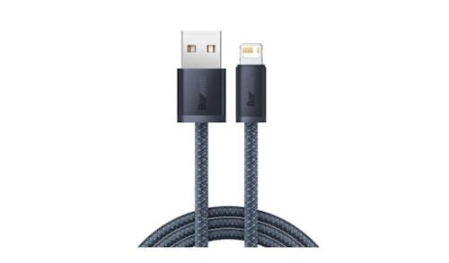 Baseus Dynamic Series 2.4A 1m Cable USB to Lightning Cable For Iphone - Dark Grey Blue (CALD000416)