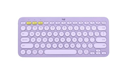 Logitech K380 Multi-Device Bluetooth Keyboard - Lavender Lemonade