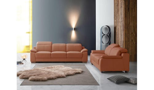 Siena 3 Seater Sofa - Orange
