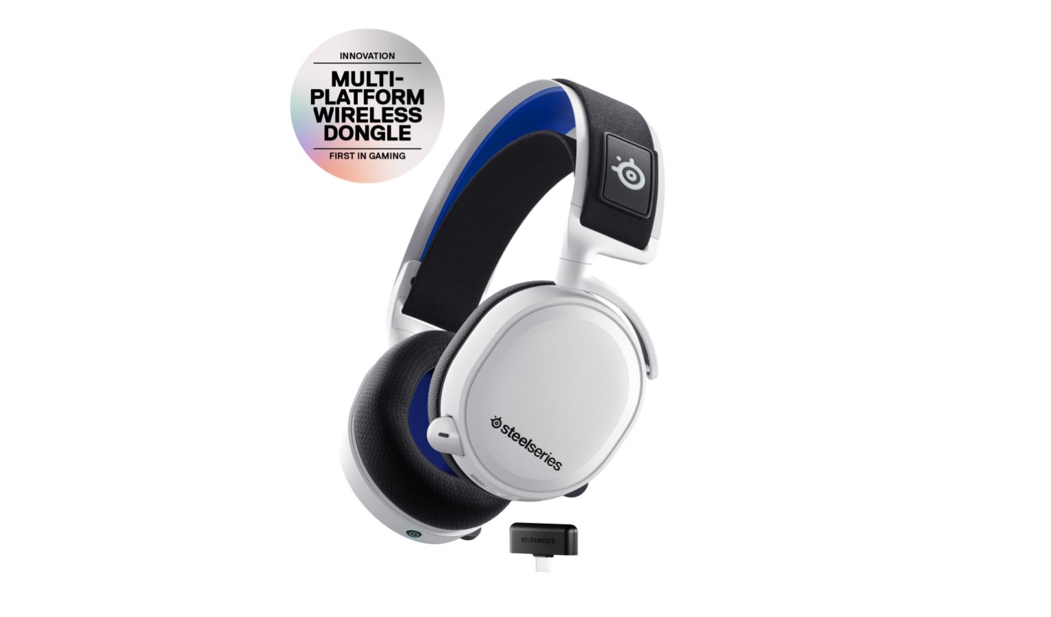 SteelSeries 61471 Arctis 7P+ Wireless Headphone Designed for PS5