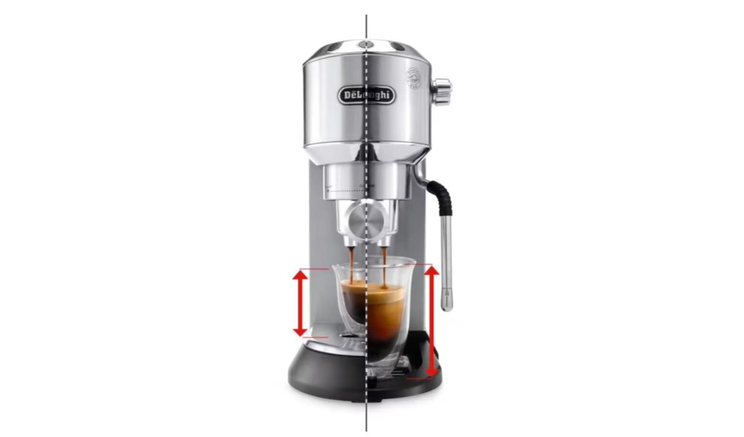 De Longhi EC 885.M Dedica Arte Manual Espresso Machine Silver