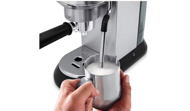 De'Longhi EC-885.M Dedica Arte Manual Espresso Machine - Silver Stainless Steel