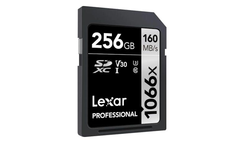 Lexar 1066X 256GB Professional 1066x UHS-I SDXC Memory Card