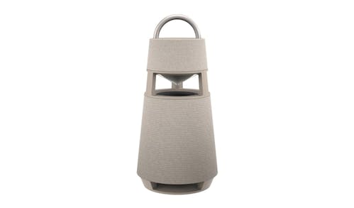 LG XBOOM 360 Omnidirectional Sound Portable Wireless Bluetooth Speaker with Mood Lighting - Beige (RP4BE)