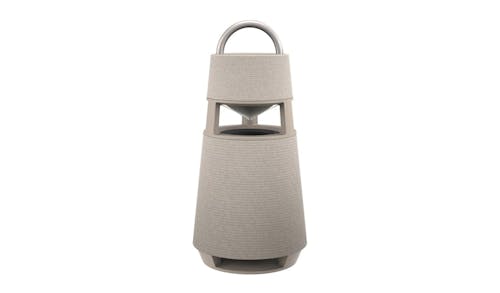 LG XBOOM 360 Omnidirectional Sound Portable Wireless Bluetooth Speaker with Mood Lighting - Beige (RP4BE)