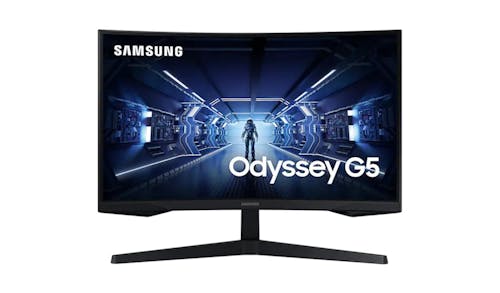 Samsung Odyssey G55T 27-inch Curved QHD Gaming Monitor (LC27G55TQBEXXS)