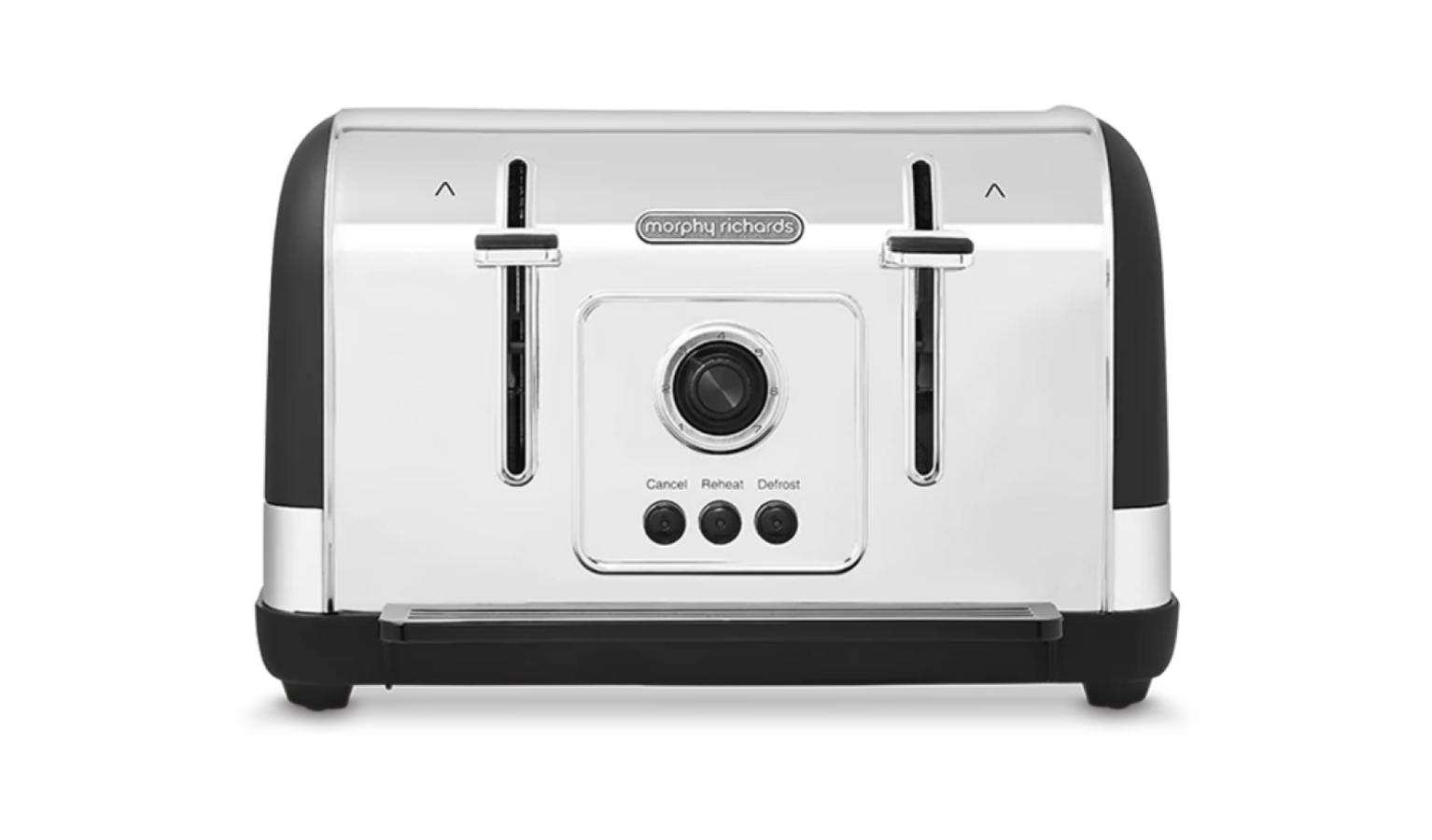 Morphy Richards 240131 Venture 4-Slice Toaster - Black | Harvey