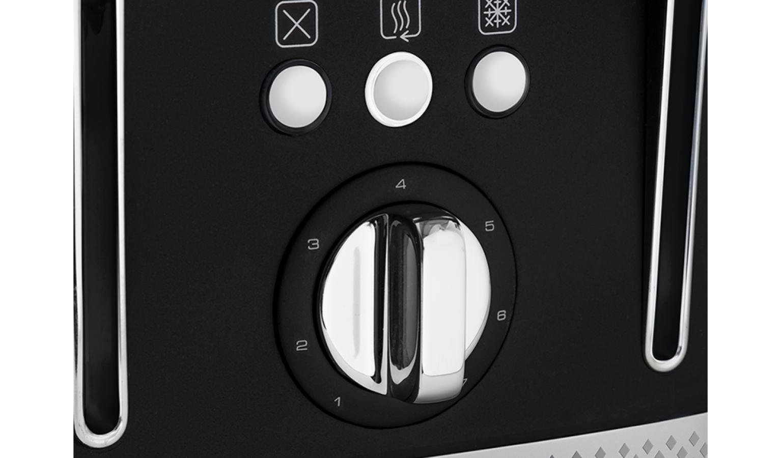 Morphy Richards Illumination 4 Slice Toaster Black (248020) Harvey