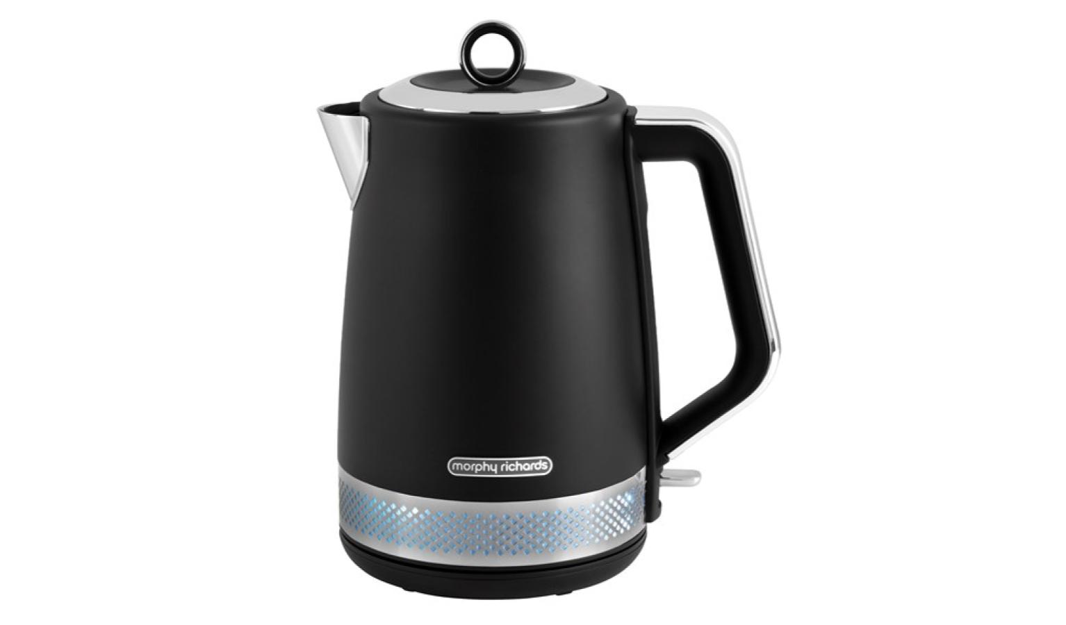 Black morphy richards kettle hotsell