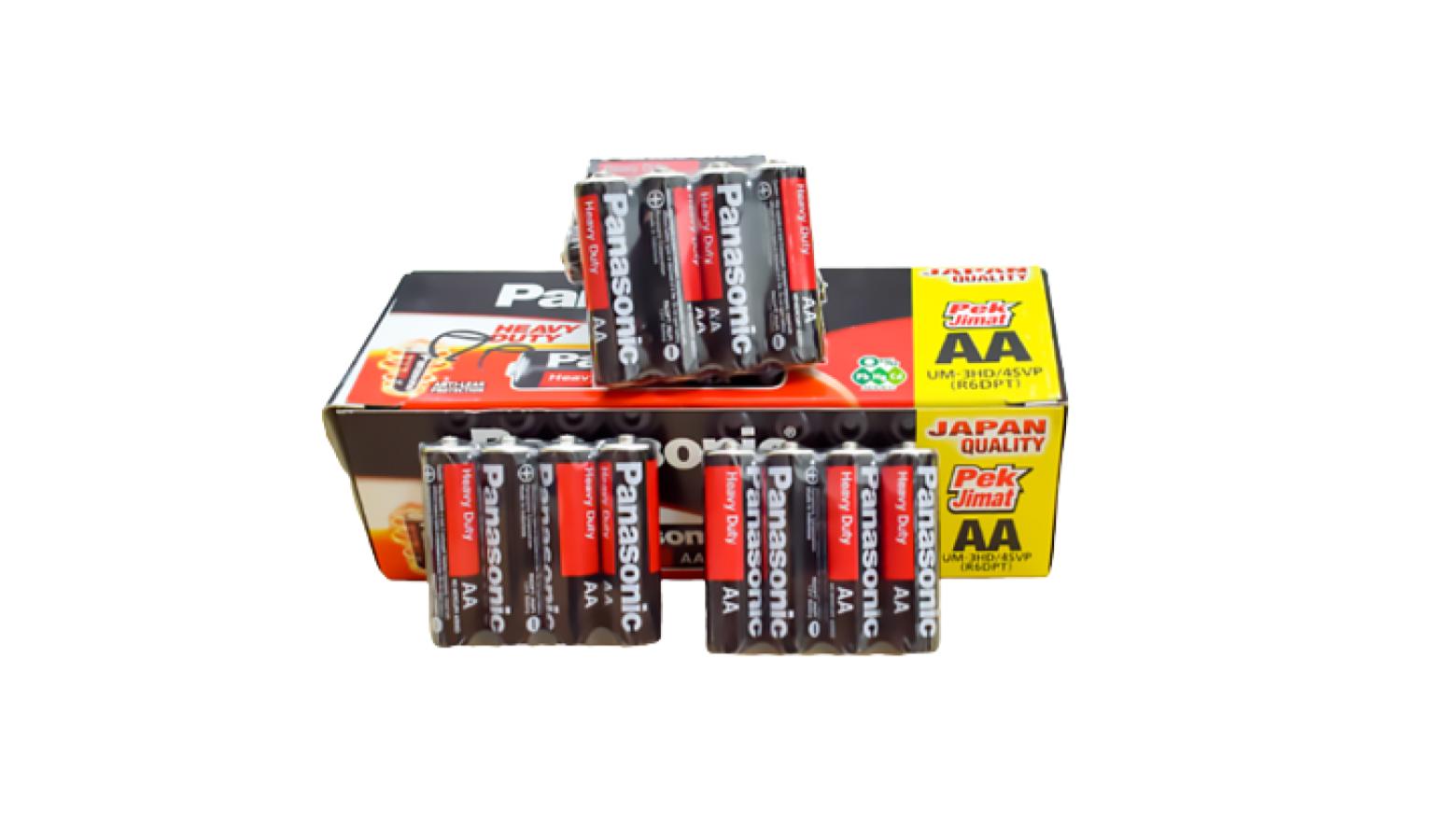 Panasonic UM3HD/4SVP AA Size Battery Pack 60pcs Harvey Norman Malaysia