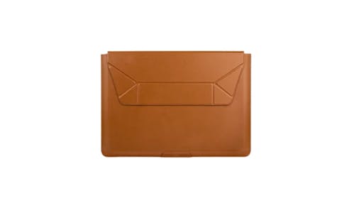 Uniq Oslo 14-inch Laptop Sleeve with Foldable Stand - Brown