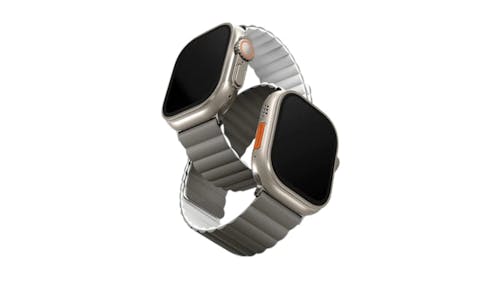 Uniq Revix 49/45/44/42mm Reversible Apple Watch Strap - Ash Grey