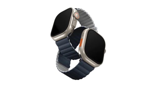 Uniq Revix 49/45/44/42mm Reversible Apple Watch Strap - Storm Blue