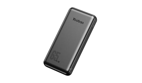 Yoobao LC6-65W 20000mAh PD65W/QC3.0 60W/SCP22.5W Quick Charge Power Bank Built-in Cable - Grey