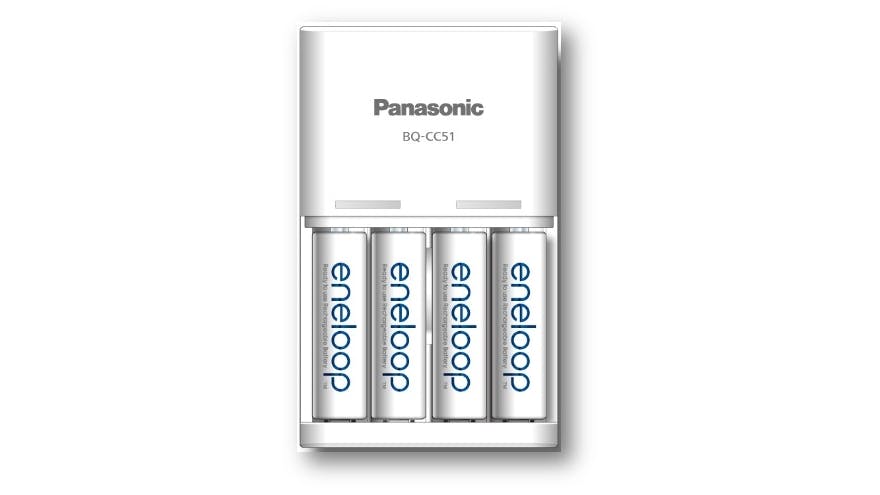 Panasonic KKJ51MCC40M 10HRS Eneloop AA Battery Charger - 4pcs