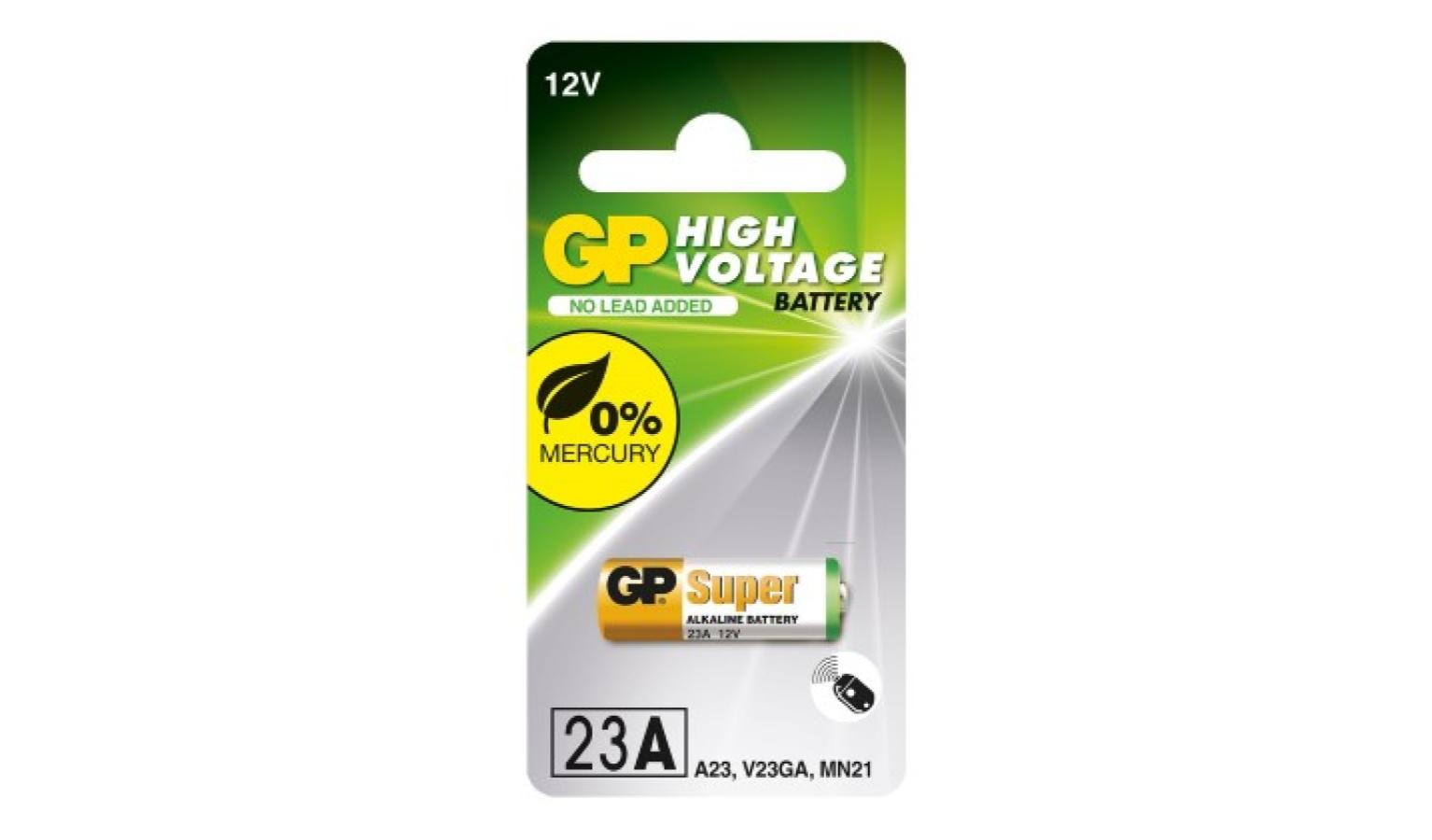 GP 12V 23A High Voltage Alkaline Battery