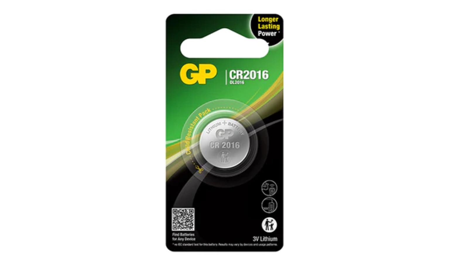 GP Lithium Coin Battery CR2016 Harvey Norman Malaysia