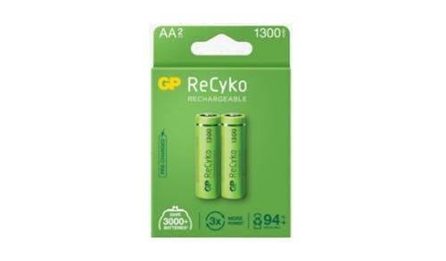 GP ReCyko 2pcs 1300 AA Rechargeable Battery