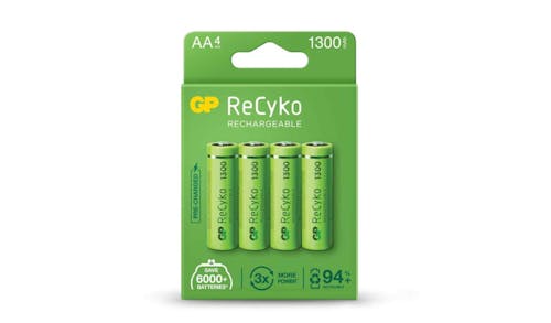 GP ReCyko 4pcs 1300 AA Rechargeable Battery