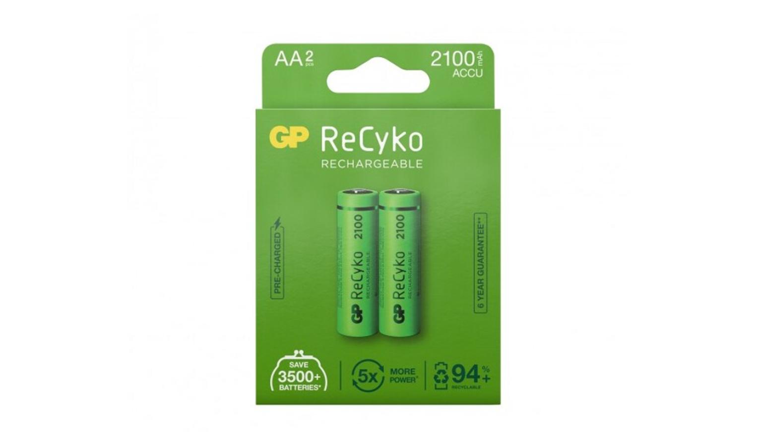 GP ReCyko Battery 2100mAh 2s AA