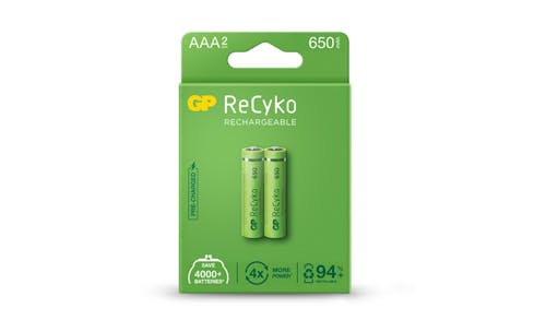 GP ReCyko Battery 650mAh 2s AAA