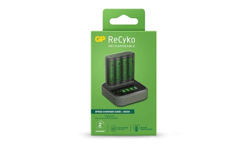 GP ReCyko Rechargeable Speed Charger M451 with 4's AA 2600mAH Battery