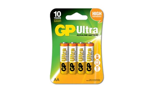 GP Ultra Alkaline AA 8'S Card (Standard)