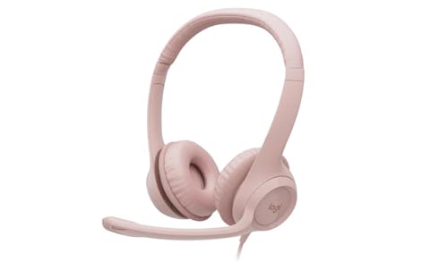 Logitech H390 USB Headset with Noise-Canceling Mic - Rose