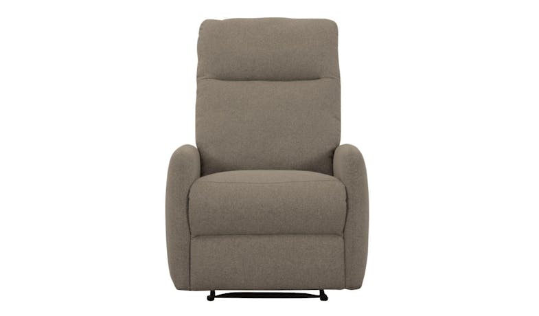 SAM Fabric Power Recliner Chair - Mocha Brown