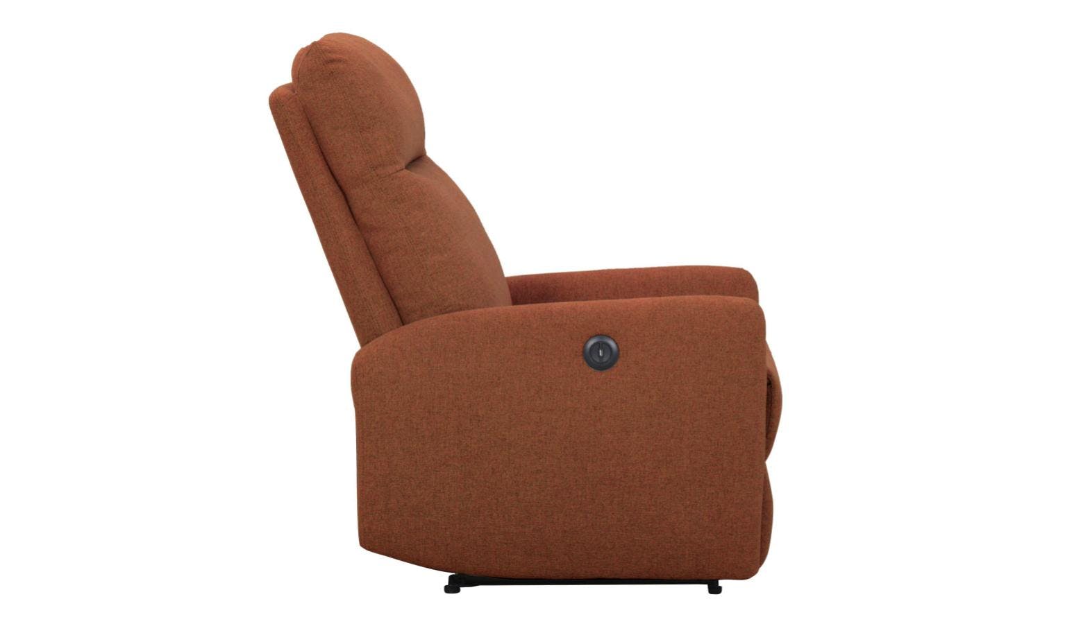 SAM Fabric Power Recliner Chair Sienna Brown Harvey Norman Malaysia