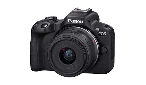 Canon EOS R50 APS-C Mirrorless Camera with RF-S 18-45mm f/4.5-6.3 IS STM Lens - Black