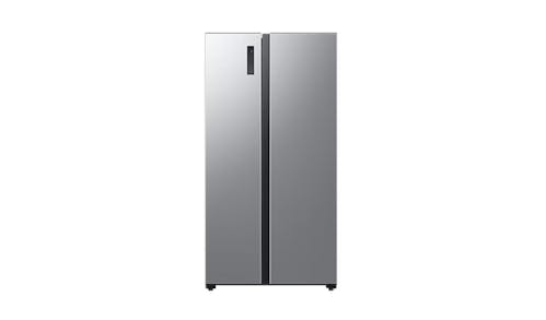 Samsung 550L Side by Side Refrigerator with Modern and Sleek Design - Silver (RS-52B3000M9)