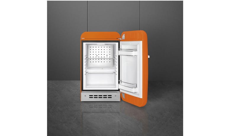 Smeg FAB-5ROR5 1-Door 50's Style 34L Refrigerator - Orange