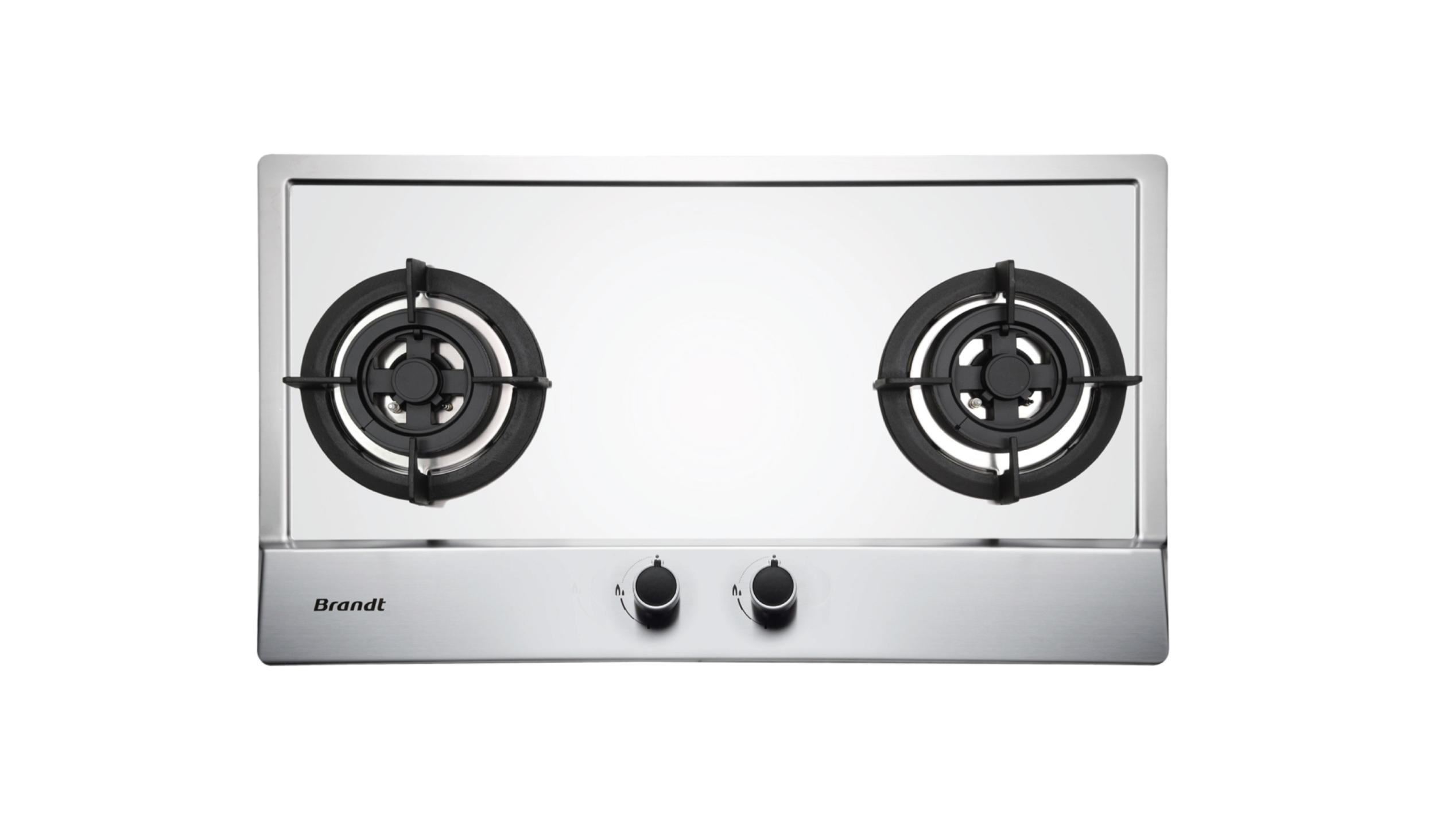 Brandt 90cm Chimney Hood (AD997XC) + Brandt Gas Hob (TG1782XLB