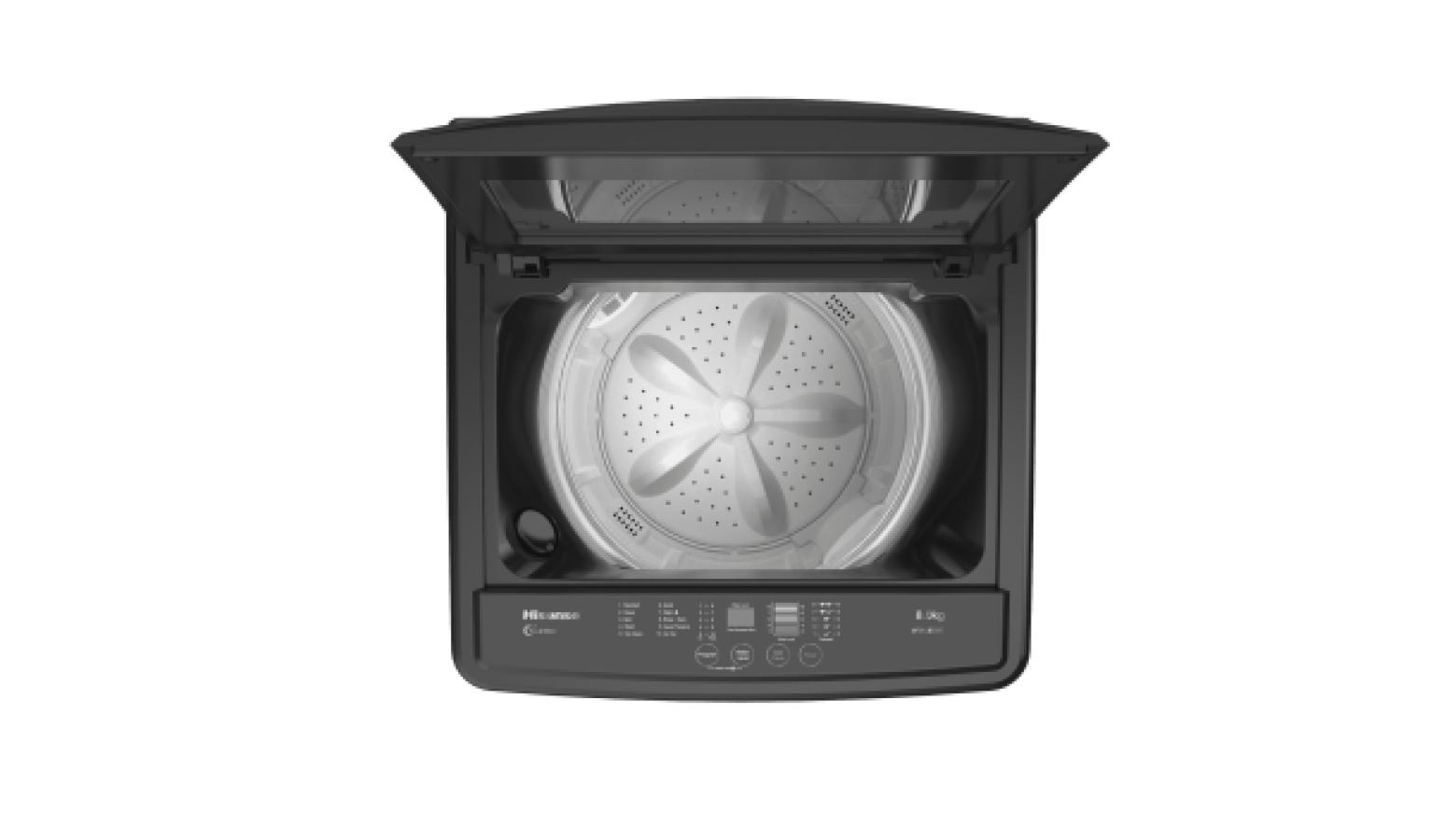 Hisense 8kg Top Load Washing Machine WTAG8511T Harvey Norman Malaysia