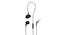 JBL Endurance Run 2 Wired In-Ear Headphone - Black
