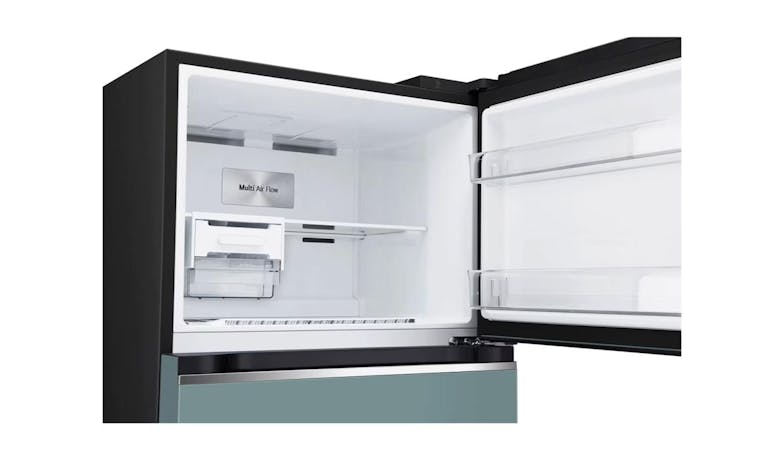 LG 360L 2 Door Refrigerator with Top Freezer Fridge - Clay Mint (GN-B332PMGB)