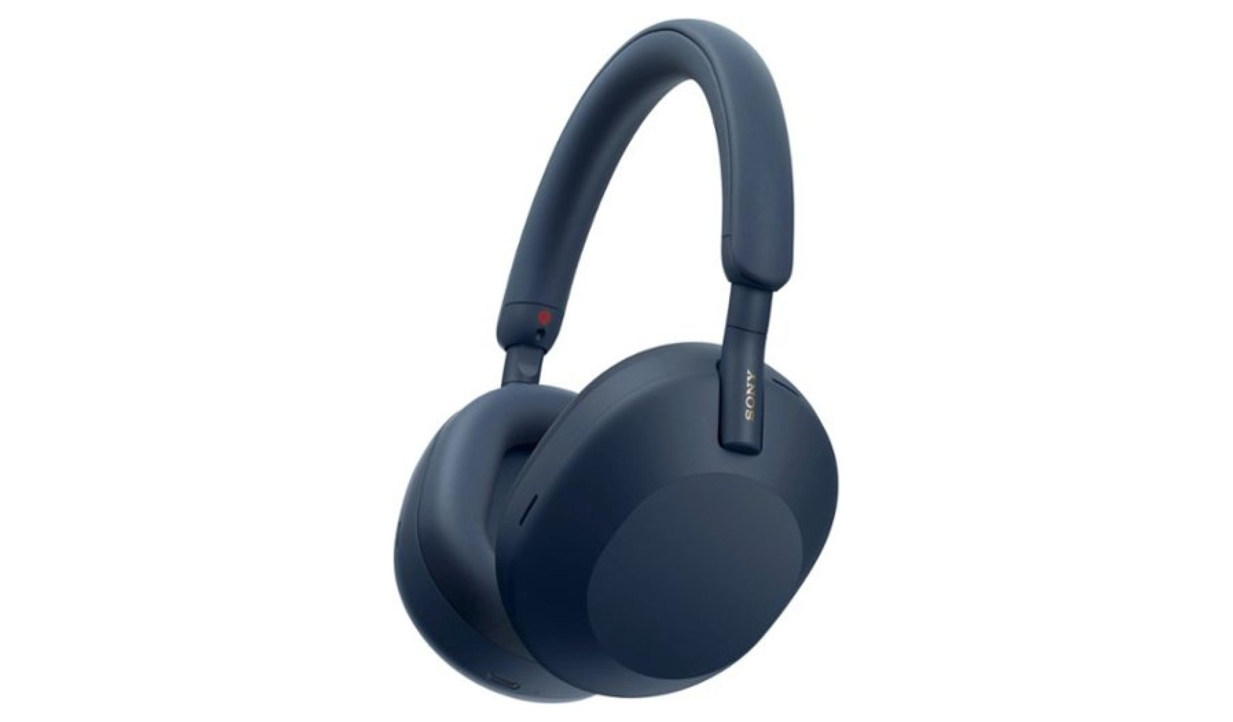 Sony WH 1000XM5 Wireless Noise Canceling Over Ear Headphones Midnight Blue