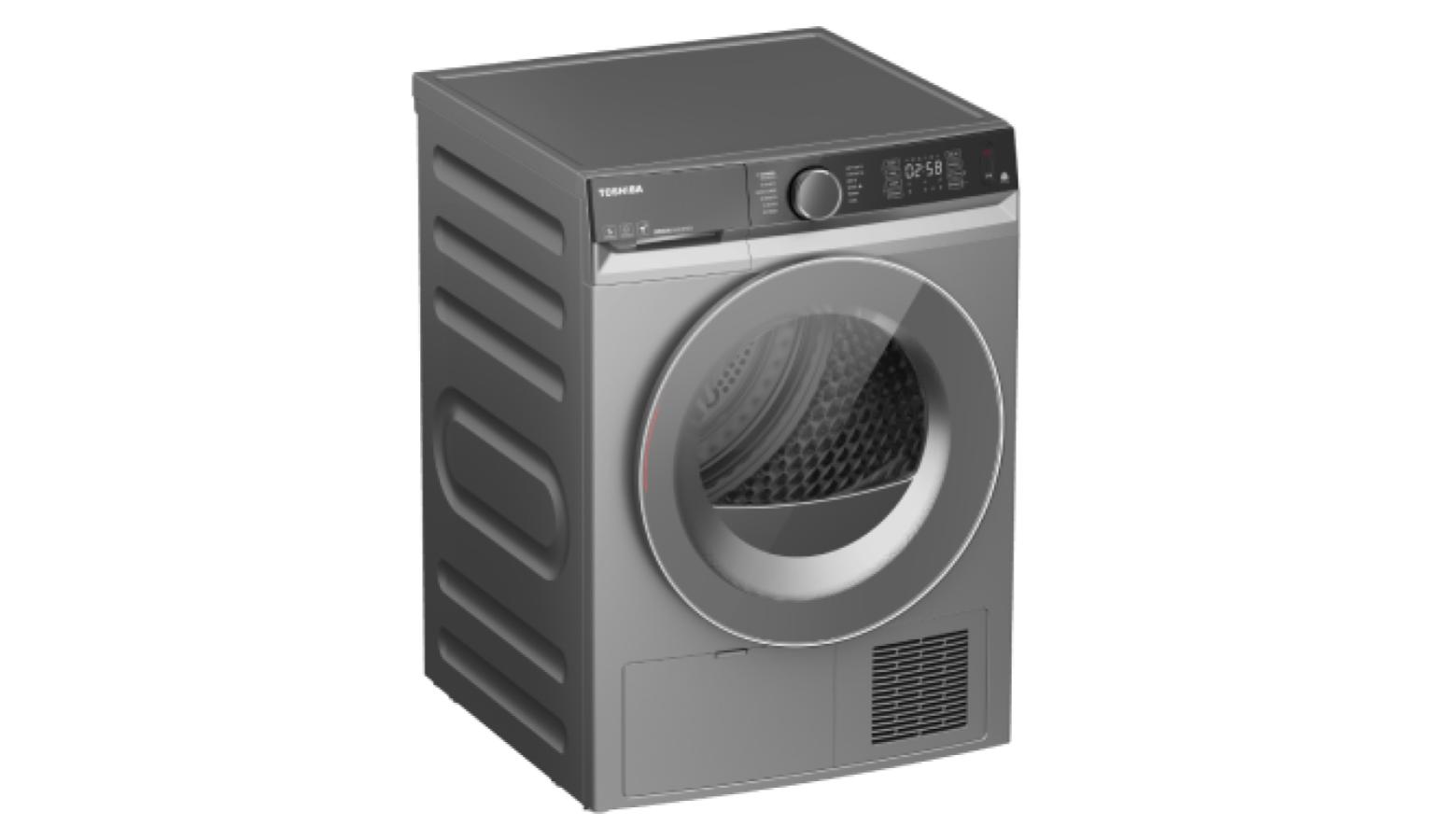 Toshiba 10kg Heat Pump Tumble Dryer Silver (TDBK110GHMSK) Harvey